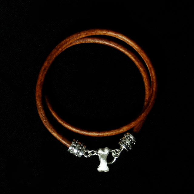 DOUBLE WRAP LEATHER BRACELET