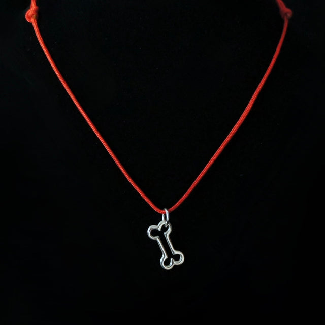 DOG BONE PENDANT - SILK