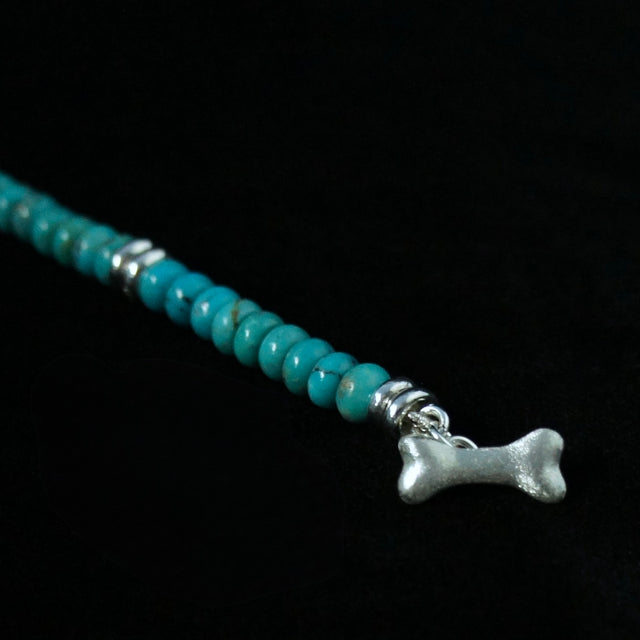 6MM Heishi Natural Turquoise bracelet