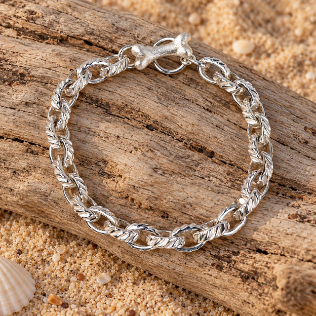 Diagonal Rib Bracelet