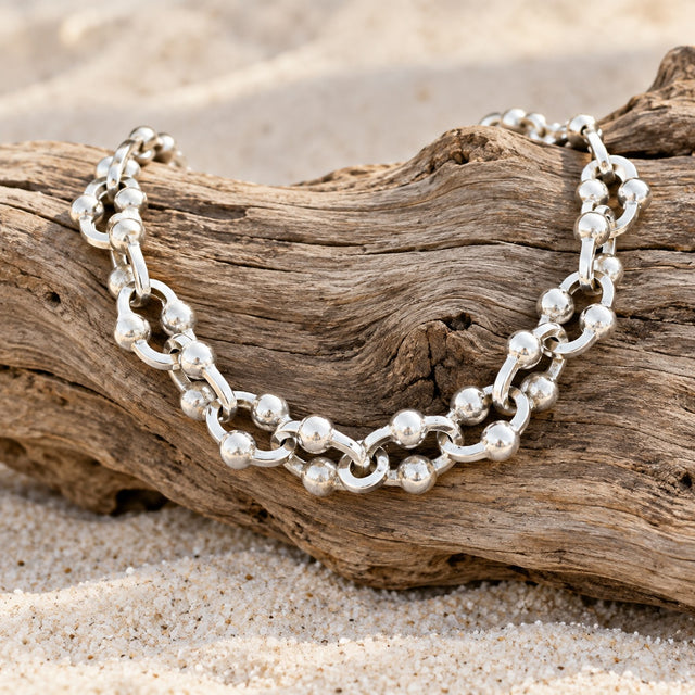 OVAL DOTS NECKLACE
