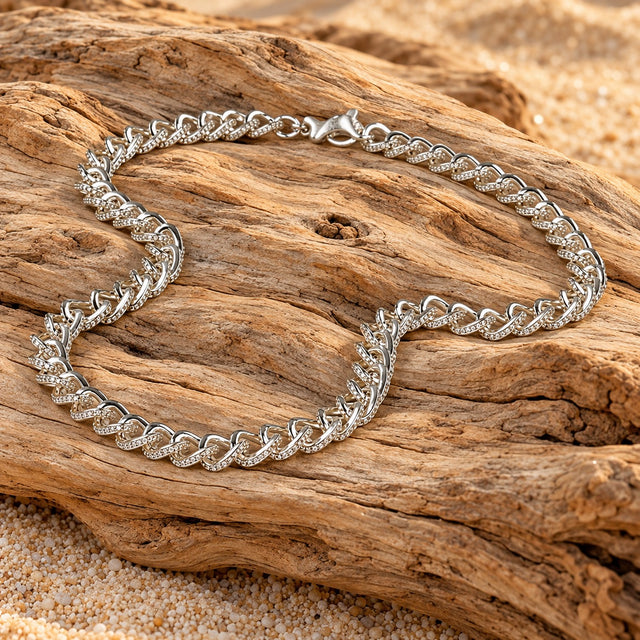 Caviar Curb Necklace