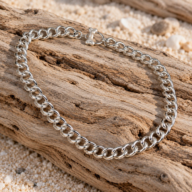 Caviar Curb Necklace