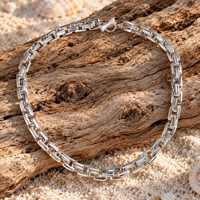 DOUBLE RECTANGLE NECKLACE